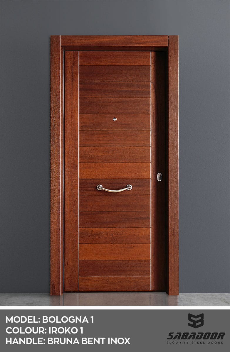 BOLOGNA 1 IROKO 1 BRUNA BENT INOX